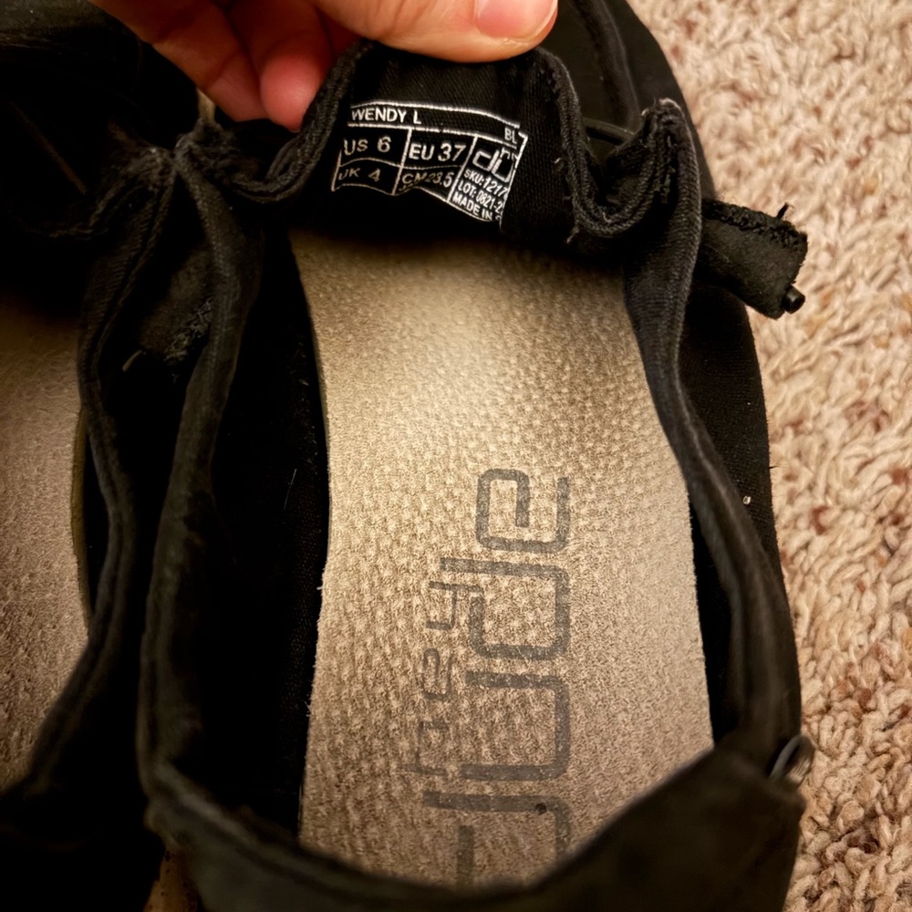 Wendy L Hey Dude Women’s Black Slip-On Loafers - Picture 7 of 7